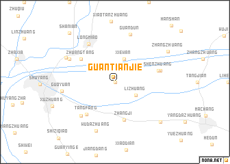 map of Guantianjie