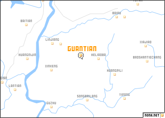 map of Guantian