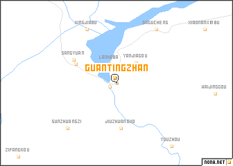 map of Guantingzhan