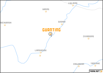 map of Guanting