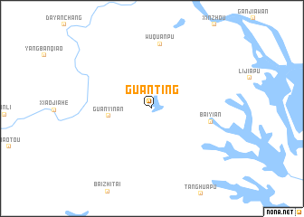 map of Guanting