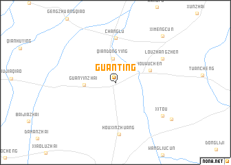 map of Guanting