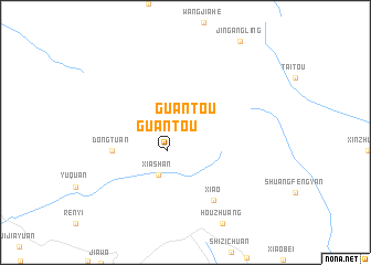 map of Guantou