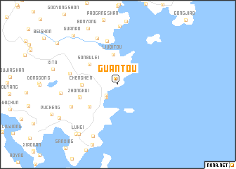 map of Guantou
