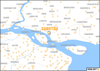 map of Guantou