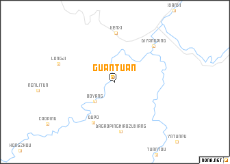 map of Guantuan