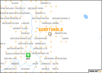 map of Guantuhalo