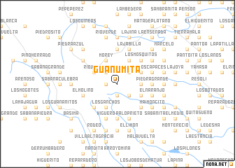 map of Guanumita