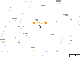 map of Guanxing