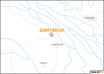 map of Guanyaocun