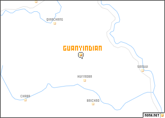 map of Guanyindian