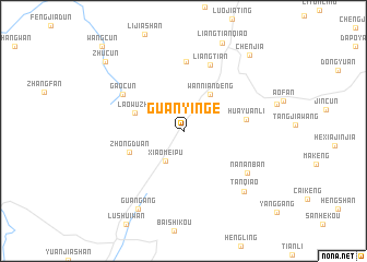 map of Guanyinge