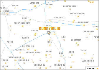 map of Guanyinliu