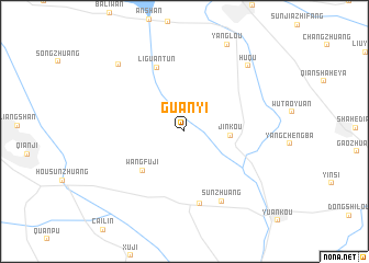 map of Guanyi