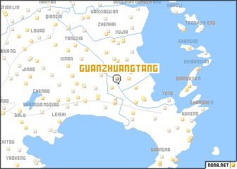 map of Guanzhuangtang