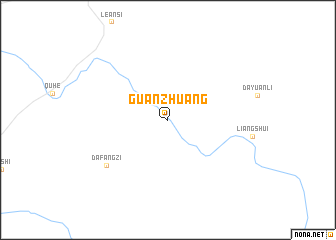 map of Guanzhuang