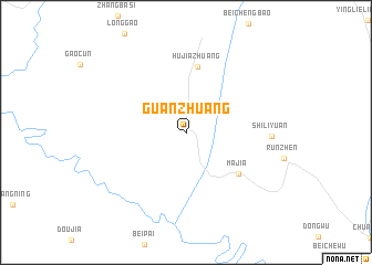 map of Guanzhuang