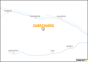 map of Guanzhuang