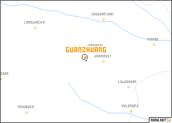map of Guanzhuang