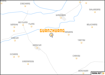 map of Guanzhuang