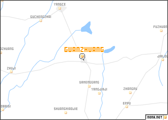 map of Guanzhuang