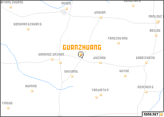 map of Guanzhuang