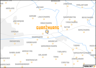map of Guanzhuang
