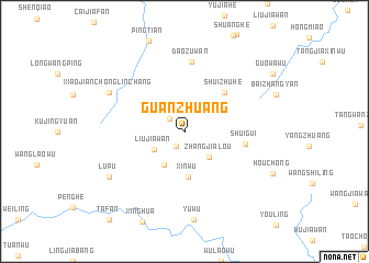 map of Guanzhuang