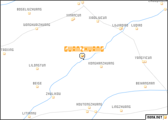 map of Guanzhuang