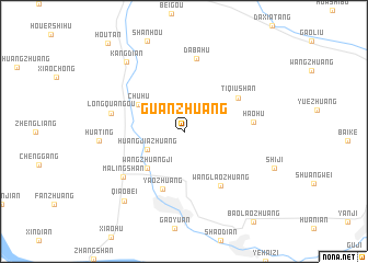 map of Guanzhuang