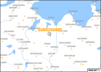 map of Guanzhuang