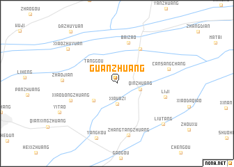 map of Guanzhuang