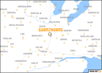 map of Guanzhuang