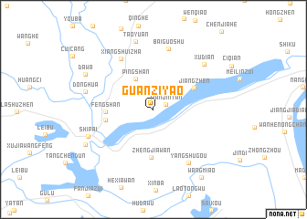 map of Guanziyao