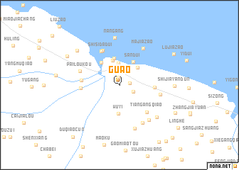 map of Gu\