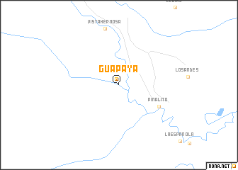 map of Guapaya