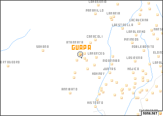 map of Guapa