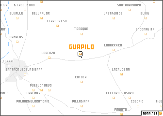 map of Guapilo