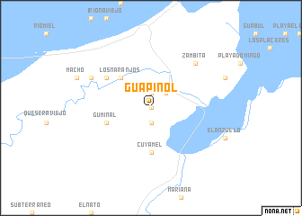 map of Guapinol