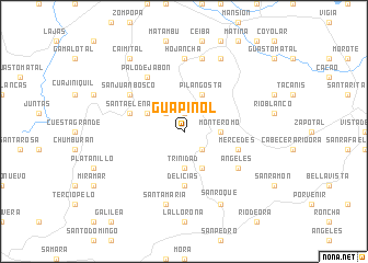 map of Guapinol