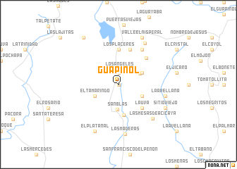 map of Guapinol