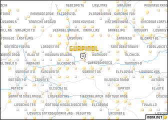 map of Guapinol