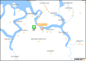 map of Guapi