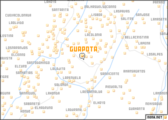 map of Guapotá