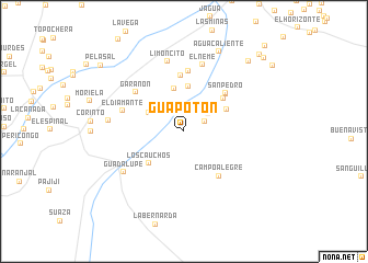 map of Guapotón