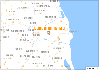 map of Guaquira Abajo