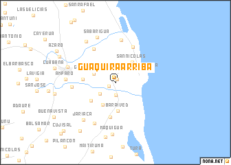 map of Guaquira Arriba