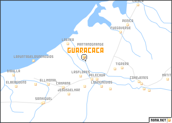map of Guaracaca