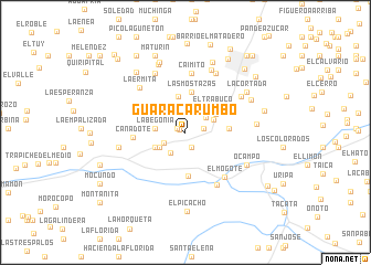 map of Guaracarumbo
