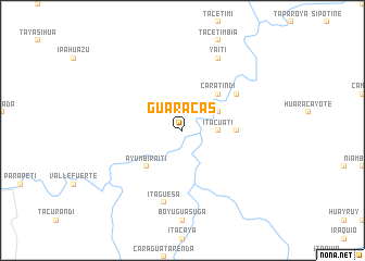 map of Guaracas